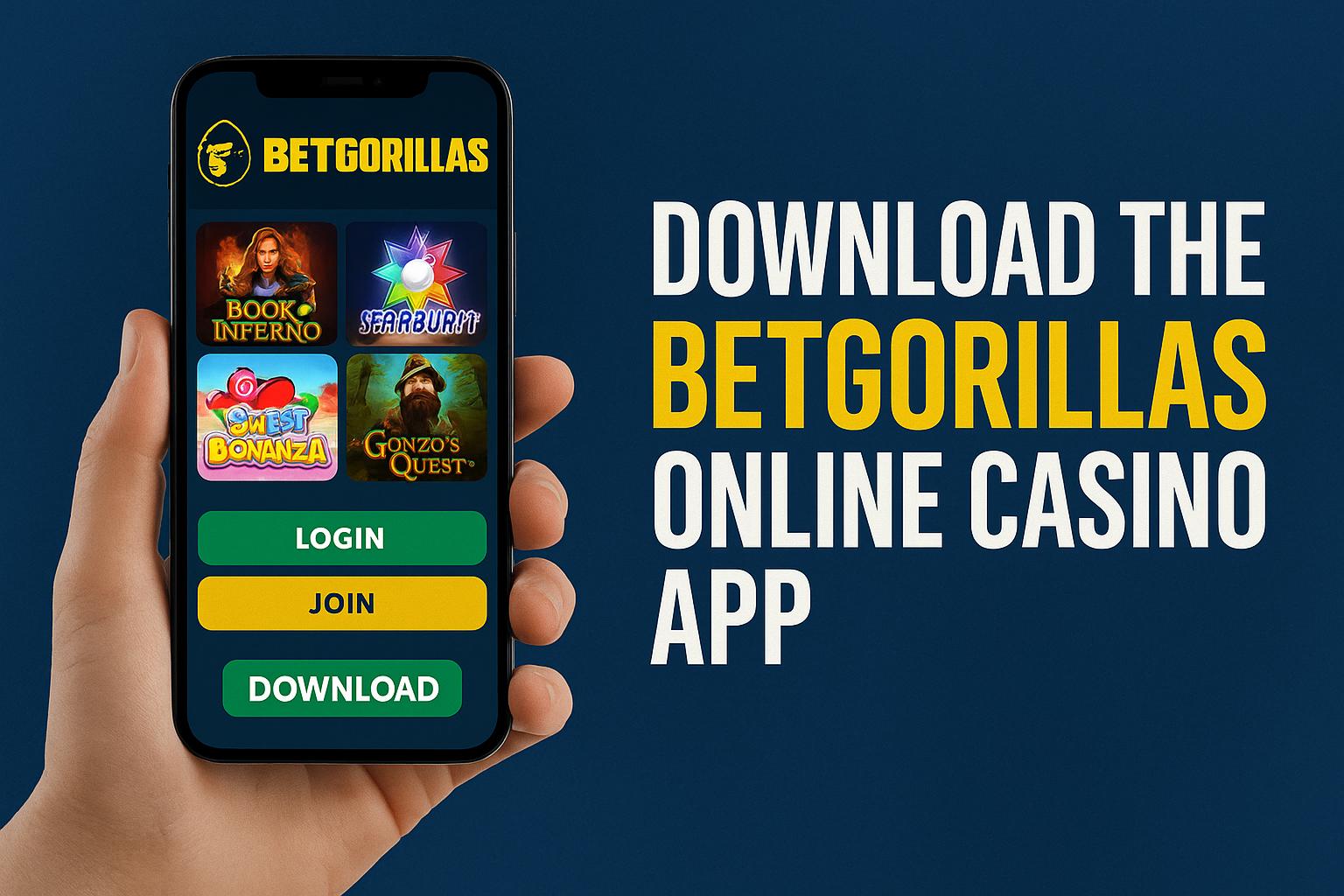 Baixar o BETGORILLAS Cassino App