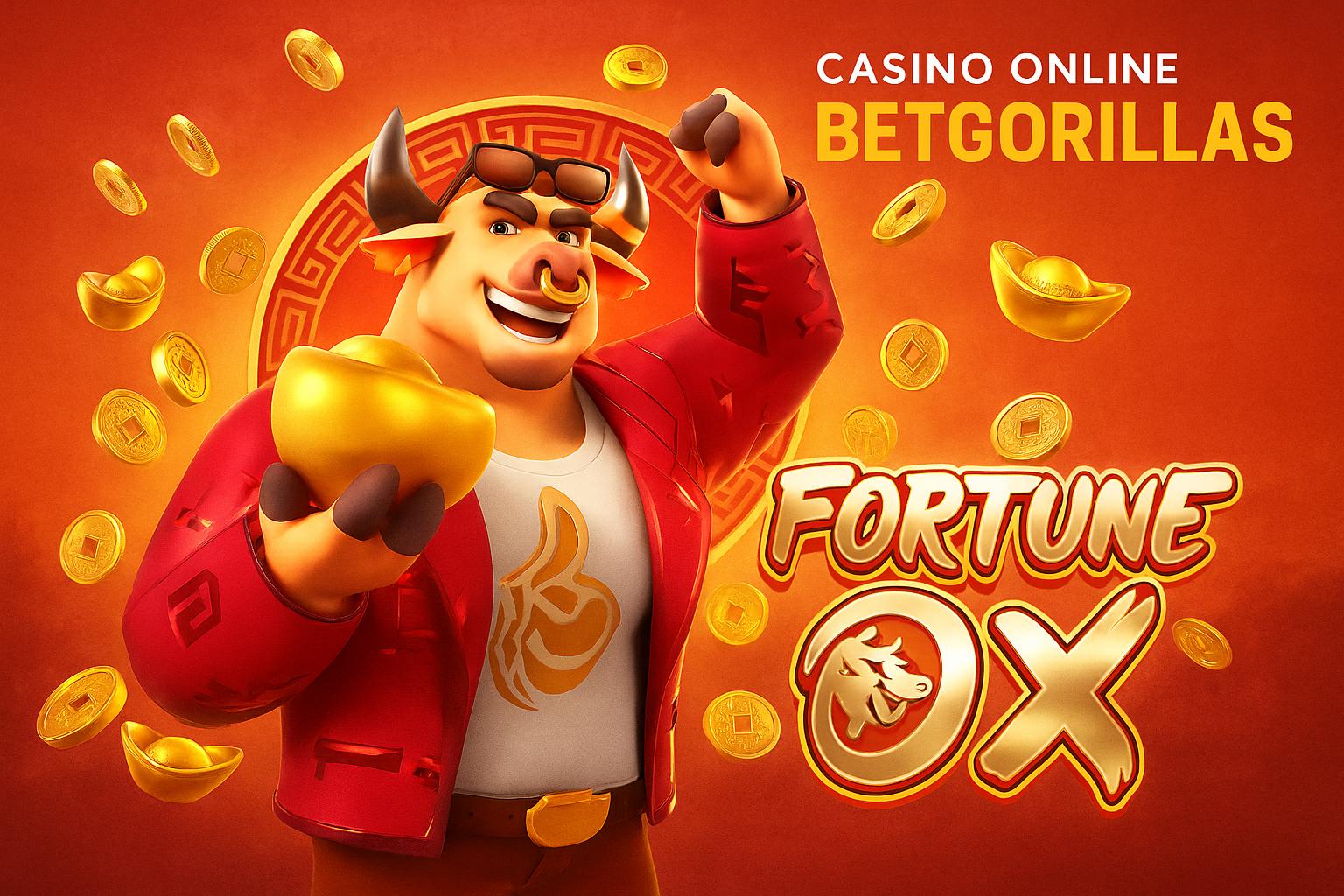 Fortune Ox no BETGORILLAS - Aposte Agora e Reivindique Seus Ganhos